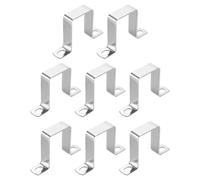 QUARKZMAN 5pz Morsetto a Sella a U, 40x60mm Fascette Stringitubo in Acciaio Inossidabile 304 Morsetti per Tubi per Porta Battente Chiusa Supporto Barra per Fissare Condutture Cavi