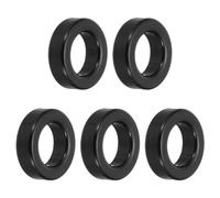 QUARKZMAN 5pz Nucleo Toroidale 23x36x13mm Ferro Ferrite Strozzatori Anello Potenza Toroidale Trasformatore a Stabilizzare Segnale Trasmissione Resistenza ElettroMagnetica Interferenza Nero