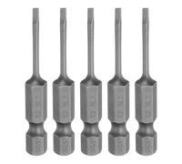 QUARKZMAN 5pz SL2 Punte per Cacciavite a Taglio Magnetica 2mm S2 Punta Cacciavite a Testa Piatta Acciaio 1/4" Grado Industriale Gambo Esagonale 50mm (2") Lungo per Viti