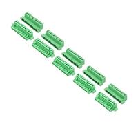 QUARKZMAN 5Set PCB Morsettiera a Vite Connettore 10 Pin Passo 5,08mm Verde