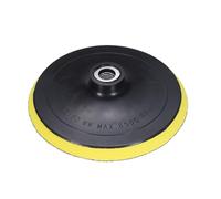 QUARKZMAN 6 Inch Supporto Per Levigatura A Gancio E Anello Con Filettatura M14 Per Dischi Diamantati Levigatura Lucidatura E Politura, Giallo + Nero 1 Pezzo