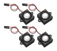 QUARKZMAN 6 PCS 3 Watt 4 Ohm Mini Altoparlante Singolo Gamma Completa Macchina Pubblicitaria Portatile Mobile Altoparlante Connettore Separatore Interfaccia per Piccoli Progetti Elettronici