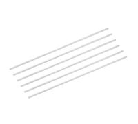 QUARKZMAN 6 Pezzi Barra Piatta Quadrata In Alluminio Spessore 1/8" (4mm) X Larghezza 1/8" (4mm) X Lunghezza 13" (330.2mm) 6063 Lastra Piena In Alluminio Nuovo Stock Argento Per Edilizia Industriale