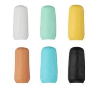 QUARKZMAN 6 Pezzi Coperture In Silicone Per Bottiglie Da Viaggio, Coperture Impermeabili Per Articoli Da Toeletta, Cuffie Elastiche Riutilizzabili, Giallo/Verde/Blu/Rosa/Nero/Bianco
