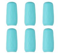 QUARKZMAN 6 Pezzi Coperture Per Bottiglie In Silicone Per Viaggio Coperture Antigoccia Per Articoli Da Toeletta Elastici Tappi Per La Maggior Parte Delle Delle Bottiglie Per Borsa Blu