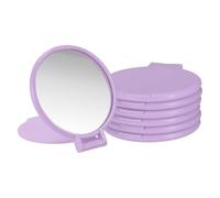 QUARKZMAN 6 Pezzi Specchio Tondo Compatto All'ingrosso Mini Specchietto Da Trucco Piegevole Piccolo Portatile Accessori Da Trucco Per Borsette Donne Ragazze Viaggio