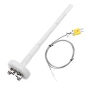 QUARKZMAN 6" Sonda Sensore Termocoppia per Forno a Muffola in Ceramica Tipo K per Forno, con Filo Termocoppia da 3,3ft, Alta Temperatura 1100°C 2x150mm