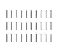 QUARKZMAN 60 Pcs 304 Acciaio Inossidabile Dowel Pins 1x5 Mm Testa Tonda Estremità Piatta Smussata Supporto Mensola Pioli Metallo Elementi Di Fissaggio Per Progetto Fai Da Te Mobili