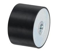 QUARKZMAN 60 x 40mm M12 Ammortizzatori in Gomma Supporti Filettatura Femmina, Supporti Isolanti Antivibrazione Sostituisce Cuscinetti Antivibranti Blocco Base Piatto Silenzioso