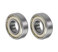 QUARKZMAN 6001ZZ 12x28x8mm Sfere Cuscinetti x 2pz Cromo Acciaio per Macchine e Utensili, Cuscinetto a Sfera a Gola Profonda, [Doppio Sigillato]