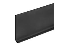 QUARKZMAN 60Piedi x 4" Rivestimento per Battiscopa Rivestimento Flessibile per Modanatura Flessibile per Pareti Staccabili e Incollabili Nero