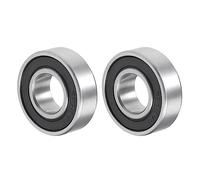 QUARKZMAN 6202-16-2RS Scanalatura Profonda Sfera Cuscinetto x 2pz Cromo Acciaio Doppio Sigillato per Meccanico Attrezzatura, [ID 16mm x OD 35mm x T 11mm]