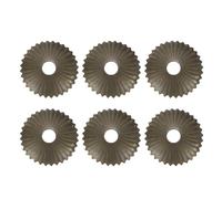 QUARKZMAN 6Pcs Piastra Posteriore Pomello Mobiletto, 1.1 Pollice Forma Radiale Piastra Posteriore Ottone Decorarezione Classica Mobili Guarnizione Per Mobile Cassetto Ante dio