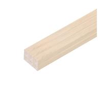 QUARKZMAN 6pz Bastoncini di legno, 3/8"x 3/8" x 12" Cubo Rettangolare in Legno Bastoncini Quadrati in Legno per Decorazioni Artistiche Fai Da Te Artigianato Intagli Mano