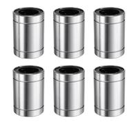 QUARKZMAN 6Pz Cuscinetto listare Lm30Uu 30mm Foro 45mm OD 64mm L Cuscinetti a Sfere listari Doppio Lato Sigillato Gomma Acciaio per Macchina Cnc Stampante 3D Confezionamento Alimentare