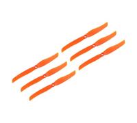 QUARKZMAN 6pz Eliche 8040 Rc Lama Elica 2 Pale 20.3cm Dia Plastica per Aerei Rc Quadricottero Sostituzione Elica, Arancione con 9 Rondelle Plastica