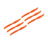 QUARKZMAN 6pz Eliche Rc 8060 Lama Elica 2 Pale 20.3cm Dia Plastica per Aerei Rc Quadricottero Sostituzione Elica, Arancione con 9 Rondelle Plastica