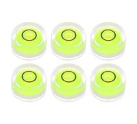 QUARKZMAN 6pz Livella a Bolla Circolare 12x6mm Mini Livella Circolare Bullseye per Livellare Fotocamera Treppiede Telescopio Officina Cornice per Giradischi, Verde
