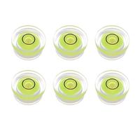 QUARKZMAN 6pz Livella a Bolla Circolare 16x7,5mm Mini Livelle a Spirito Circolari Precisione per Livellare Treppiede Fotocamera Telescopio Officina Girevole, Verde
