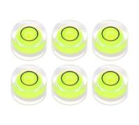 QUARKZMAN 6pz Livella a Bolla Tonda 10x6mm Mini Livella Circolare Bullseye per Livellare Fotocamera Treppiede Telescopio Officina Cornice per Giradischi, Verde