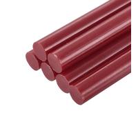 QUARKZMAN 6Pz Stick Colla a Caldo Dimensioni Standard per Pistola per Colle 11mm x 200mm Colla a Caldo Bastoncini Grandi Ricariche, Rosso Vino