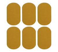 QUARKZMAN 6pz Toppe Termoadesive, Toppa Velluto Per Gomiti E Ginocchia, Per Riparazione Tessuti e Abbigliamento Maglioni Pantaloni Camicie,7"x4" Giallo