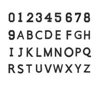 QUARKZMAN 72 pezzi lettere con numeri da stiro, 1,5 pollici A-Z patch con lettere e numeri da 0 a 9 numeri per vestiti, numeri neri, piccole toppe ricamate per giacche, vestiti, calze fai da te