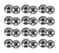 QUARKZMAN 72 Set Bottoni Automatici da Cucire 6mm Bottoni Automatici a Pressione Metallo per Chiusura Borse, Vestiti, Accessori per Cucito, Artigianato, Bronzo