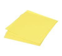 QUARKZMAN 75 Fogli Carta Origami Doppio Lato 6x6 Pollici (15x15cm) Foglio Quadrato per Progetti Artistici, Principianti, Decorazioni Regalo, Giallo Fluorescente