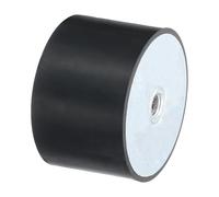 QUARKZMAN 75 x 50mm M12 Ammortizzatori in Gomma Supporti Filettatura Femmina, Supporti Isolanti Antivibrazione Sostituisce Cuscinetti Antivibranti Blocco Base Piatto Silenzioso