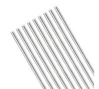 QUARKZMAN 75mm x 2mm Inossidabile Acciaio 304 x 10pz Aste di Acciaio Inox Lineare Albero Metrico Rotondo Barra Asta Terra Stock per Bricolage Fai-Da-Te