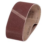 QUARKZMAN 76mm x 533mm CintureLevigatura, 2Pz 100 Grana Cintura Abrasiva OssidoAlluminio Per Levigatrice Per LavorazioneLegno, LucidaturaMetalli, AffilaturaColtelli