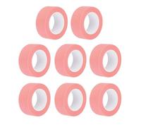 QUARKZMAN 8 Pezzi 1 Pollice Larghezza 14 Iarde Nastro Adesivo Rosa per Pittori Rotoli per Casa Ufficio Commerciale Appaltatore Pittura Pulita Senza Gocce Carta Crespa Larga