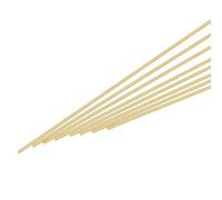 QUARKZMAN 8 Pezzi Astine in Ottone 1.5mm x 200mm Asta Tonda in Metallo Solido per Tornio Barra di Stock per Saldatura per Manici di Coltelli Fai da Te, Oro