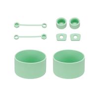 QUARKZMAN 8 Pezzi Set Accessori In Silicone Per Tazza Stanley Tumbler Da 30/40oz, Include Cappucci Per Cannuccia, Tappi Antigoccia Per Apertura Cannuccia, 2 Tappi Rotondi Antigoccia,