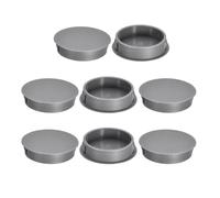 QUARKZMAN 8 Pz 40mm(1-9/16") Tappi Copriforo A Scatto Rotondo Per Pannello Incassato Per Inserto Di Mobili, Pannello Terminale, Grigio