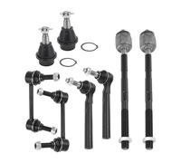 QUARKZMAN 8 Pz Kit Sospensione Anteriore Estremità Tirante Interno Esterno Link Barra Stabilizzatrice Anteriore Giunto Inferiore per Hummer H3 2006-2010.