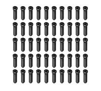 QUARKZMAN 80 Pezzi Set Cappe Terminali Cavi Bicicletta In Lega Di Alluminio Cappe Terminali Cavi Durevoli Kit Cappe Terminali Per Freno Estremità Cavo Cambio Parti E Strumenti, Nero
