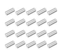 QUARKZMAN 80Pcs M4x10mm 304 Acciaio Inossidabile Spinotto Cilindrico, Perno Di Supporto Per Mensole Perno Parallelo Fermo Per Produzione Meccanica, Industria, Installazione Mobili, Argento