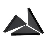 QUARKZMAN 80Pezzi Proteggi Angoli in Plastica 4x50mm Forma Angolo Retto Protezioni Angolari per la Protezione degli Angoli di Vetro, Specchi, Piastrelle, Nero