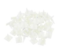 QUARKZMAN 88pz Distanziatore Adesivo per PCB, Distanziatori Isolati Nylon Adesivo per Scheda PCB, Altezza Supporto 0,53", Adatti per Foro PCB Dia 4mm a 4,3mm, Bianco