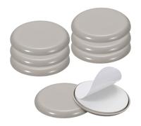 QUARKZMAN 8pcs Cuscinetti Per Mobili, 2.5 Pollici Rotondi Autoadesivi Per Spostare Mobili Su Pavimenti In Legno Spostare Tavolo Divano Armadio Cachi
