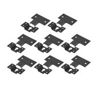 QUARKZMAN 8Pcs Ganci A Muro Con Foro A L, 2.8 X 1.18In Supporti In Ferro Per Sospendere Altoparlanti Connettori A Piastra Kit Ganci Per Altoparlanti Audio Surround Cornici Per Foto