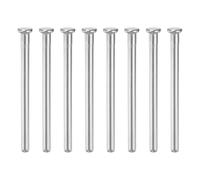 QUARKZMAN 8Pcs Perno Di Cardine Per Porta 3.5 Inch Perni Di Sicurezza Per Porte Interne Rimovibili Viti Sostituzione Perni Chiusura Più Vicini Riparare Parti Porte In Legno Residenziali