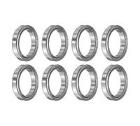 QUARKZMAN 8pz 6703ZZ Cuscinetti a Sfere a Gola Profonda, Acciaio al Cromo Z1 Cuscinetto a Doppio Scudo Metallico 17mm x 23mm x 4mm