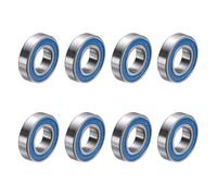 QUARKZMAN 8pz 6901-2RS Cuscinetto Micro a Scanalatura Profonda | 12x24x6mm, Acciaio Cromato Doppio Sigillo in Gomma, ABEC5 Z4 Basso Rumore
