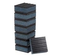 QUARKZMAN 8pz Cuscinetti Antivibranti in Gomma 2"x2"x7/8" Ammortizzatori di Vibrazioni Isolante Cuscinetto Tappetino Antiscivolo Centro EVA per Compressore d'Aria Mobile Lavatrice Piedini