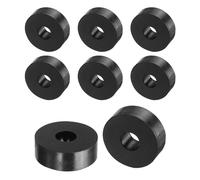 QUARKZMAN 8pz Distanziali Gomma 30mm OD, 10mm ID, 10mm Aaltezza Distanziatore Rotondo Antivibrazioni Boccola Anelli Tenuta Rondelle Spessa per Accessori Auto Domestici
