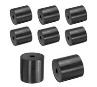 QUARKZMAN 8pz Distanziali Gomma 40mm OD, 8mm ID, 40mm Altezza Distanziatore Rotondo Antivibrazioni Boccola Anelli Tenuta Rondella Piatta Spessa per Accessori Auto Domestici
