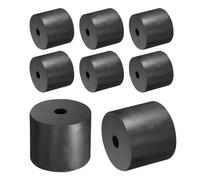 QUARKZMAN 8pz Distanziali Gomma 50mm OD, 10mm ID, 40mm Aaltezza Distanziatore Rotondo Antivibrazioni Boccola Anelli Tenuta Rondelle Spessa per Accessori Auto Domestici